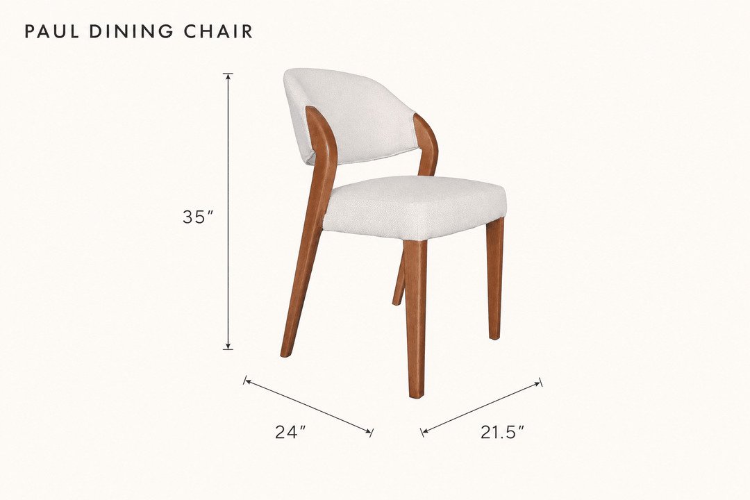 Paul Dining Chair dimensions - What&