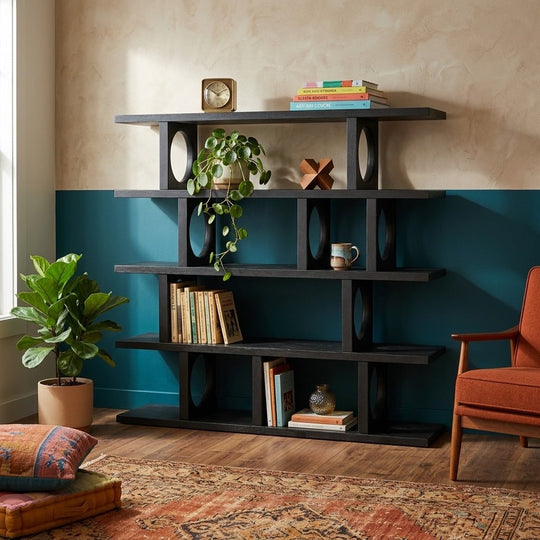 Pedro Bookcase - Lifestyle - What's New Furniture Portland Oregon