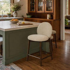 Petite Counter Stool styled in Portland Sellwood cottage kitchen - Whats New Furniture
