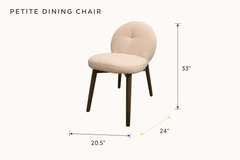 Petite Dining Chair dimensions - What&