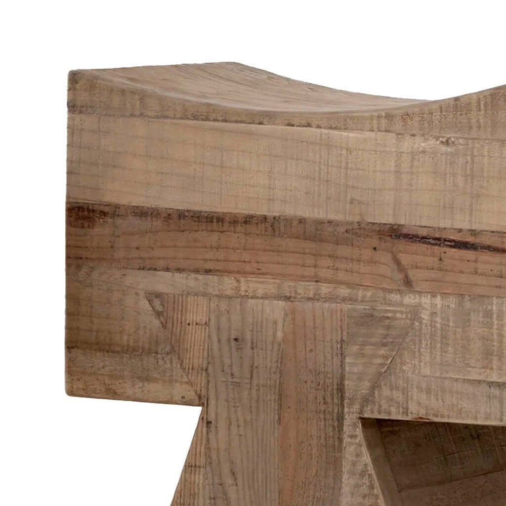 Pieta Reclaimed Pine Stool - Whats New Furniture - Portland, Oregon