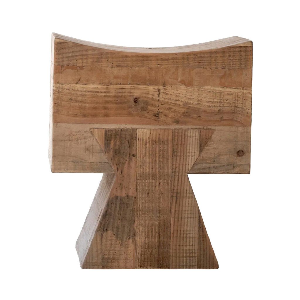 Pieta Reclaimed Pine Stool - Whats New Furniture - Portland, Oregon