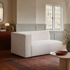Premium Modular Sofa, Left-Arm Facing styled in Portland Laurelhurst Tudor cottage living room - Whats New Furniture