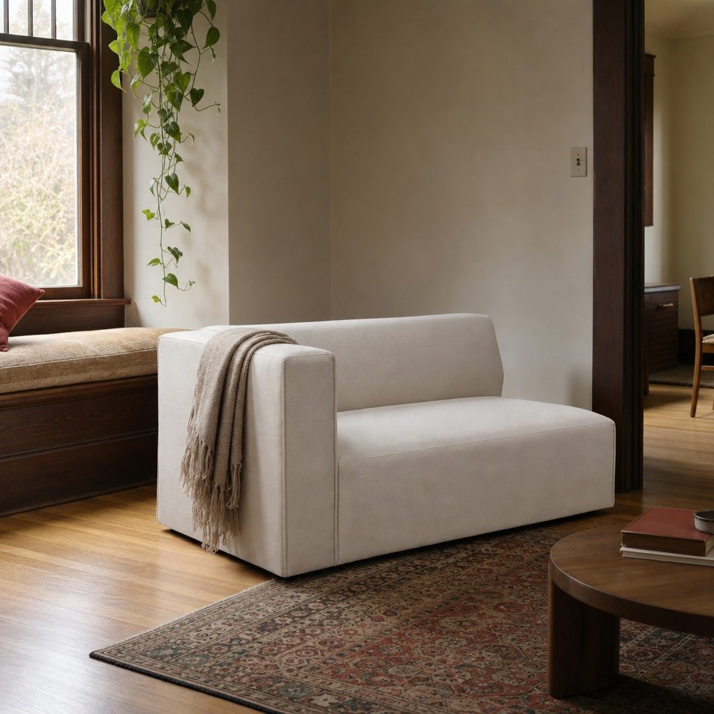 Premium Modular Sofa, Left-Arm Facing styled in Portland Ladd&