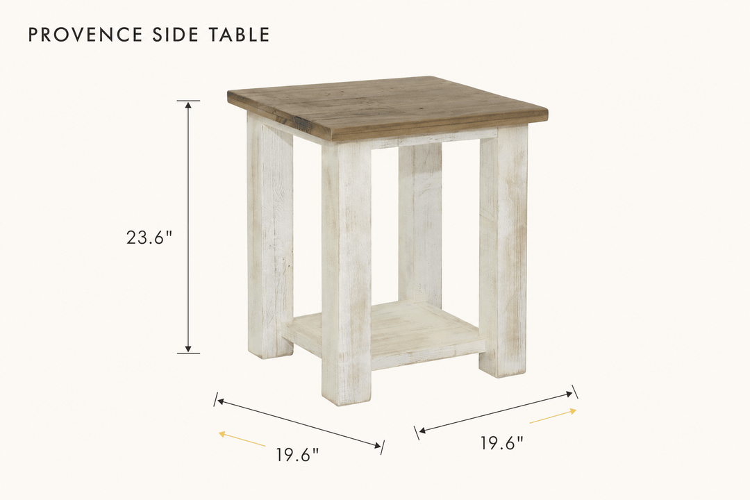 Provence Side Table dimensions - What&