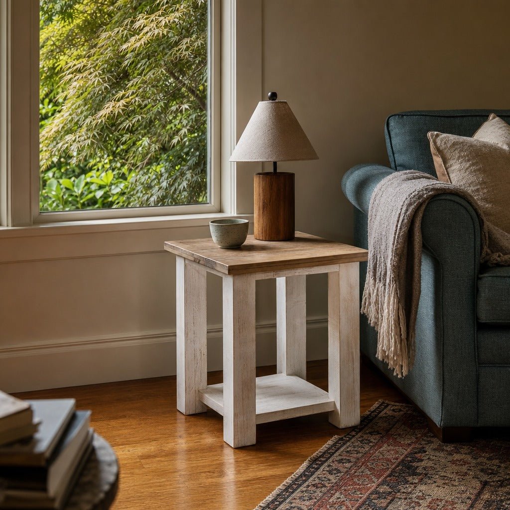 Provence Side Table styled in Portland Ladd&