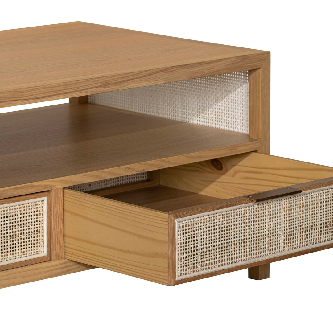 Rattan Coffee Table in Natural - coffee table by LH Imports - Whats New Furniture Portland OR
