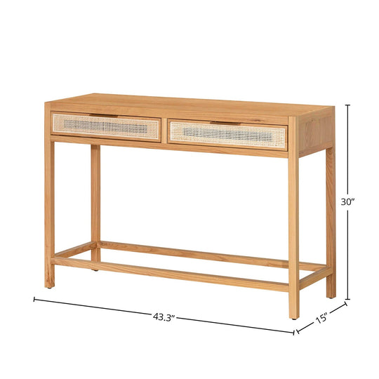 Rattan Console Table - Whats New Furniture - Portland, Oregon