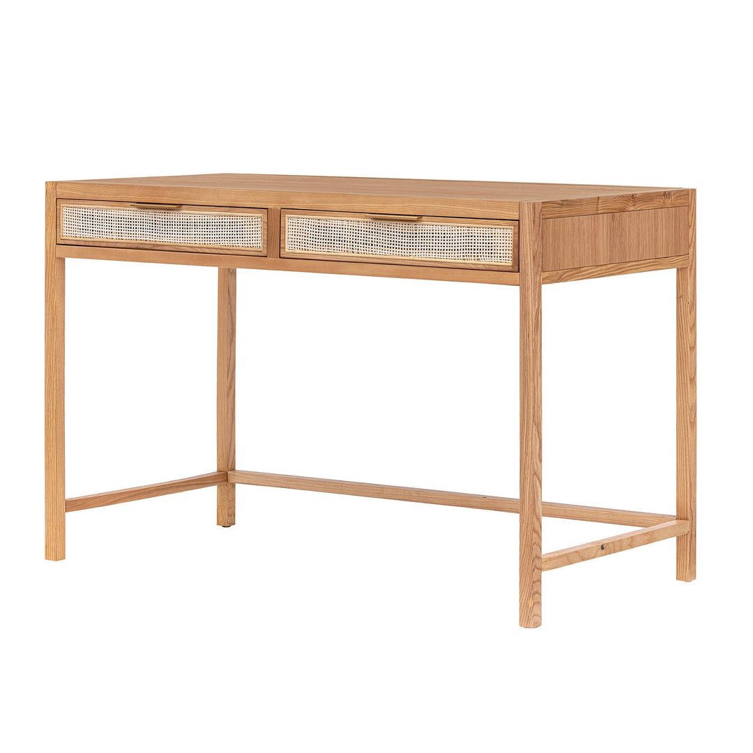 Rattan Desk in Natural - desk by LH Imports - Whats New Furniture Portland OR