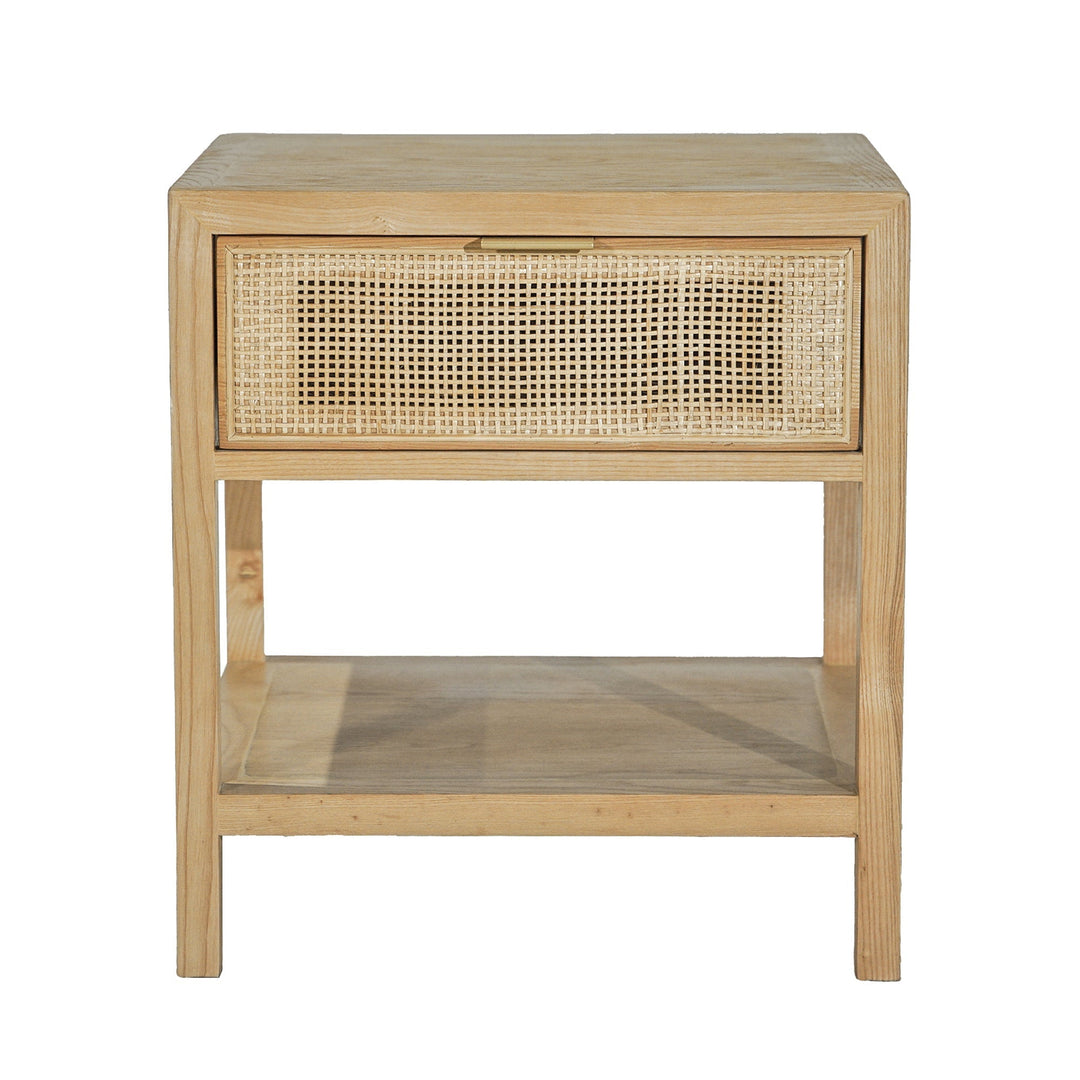 Rattan Side Table in Natural - side table by LH Imports - Whats New Furniture Portland OR