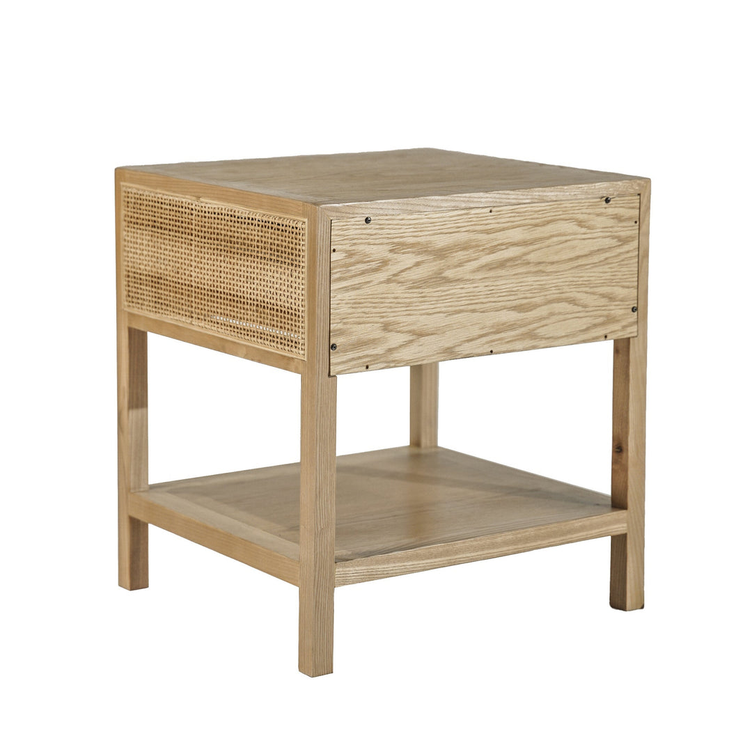 Rattan Side Table in Natural - side table by LH Imports - Whats New Furniture Portland OR