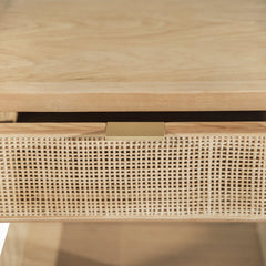 Rattan Side Table in Natural - side table by LH Imports - Whats New Furniture Portland OR