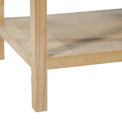 Rattan Side Table in Natural - side table by LH Imports - Whats New Furniture Portland OR