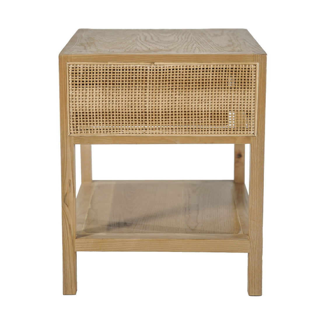 Rattan Side Table in Natural - side table by LH Imports - Whats New Furniture Portland OR