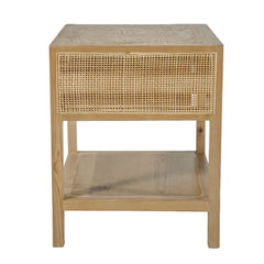 Rattan Side Table in Natural - side table by LH Imports - Whats New Furniture Portland OR