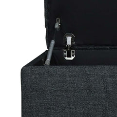 Reece Storage Ottoman in Charcoal Grey - ottoman by LH Imports - Whats New Furniture Portland OR
