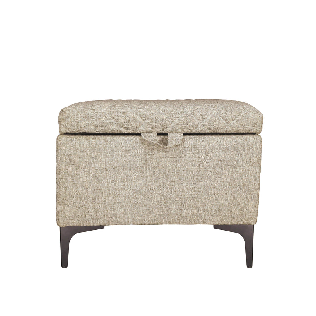 Reece Storage Ottoman in Tan - ottoman by LH Imports - Whats New Furniture Portland OR