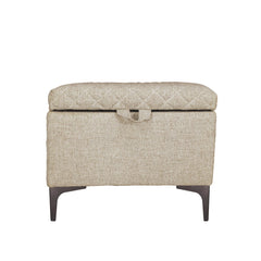 Reece Storage Ottoman in Tan - ottoman by LH Imports - Whats New Furniture Portland OR