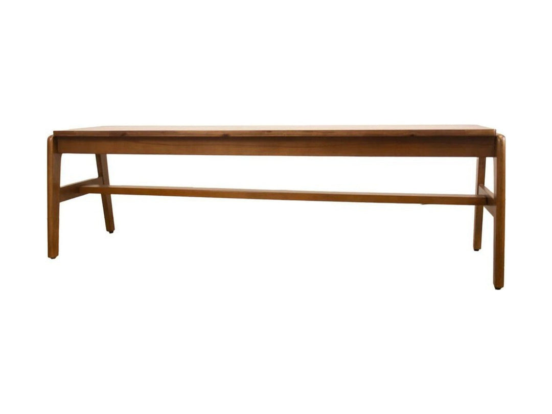 Remix Bench - side angle - mid-century modern benches - Whats New Furniture Portland OR