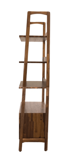 Remix Bookcase - leg detail - mid-century modern bookcases - Whats New Furniture Portland OR