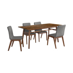 Remix Dining Table Set with Grey Chairs - dining table by LH Imports - Whats New Furniture Portland OR