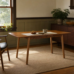 Remix Extension Dining Table styled in Portland Hawthorne Craftsmbungalow dining room - Whats New Furniture
