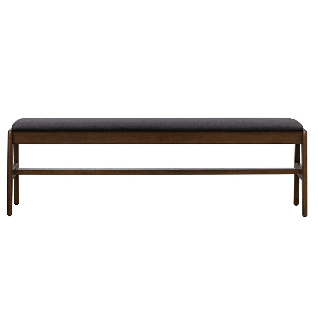 Remix Upholstered Bench - Grey - Whats New Furniture Portland OR