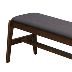 Remix Upholstered Bench - Grey - Whats New Furniture Portland OR