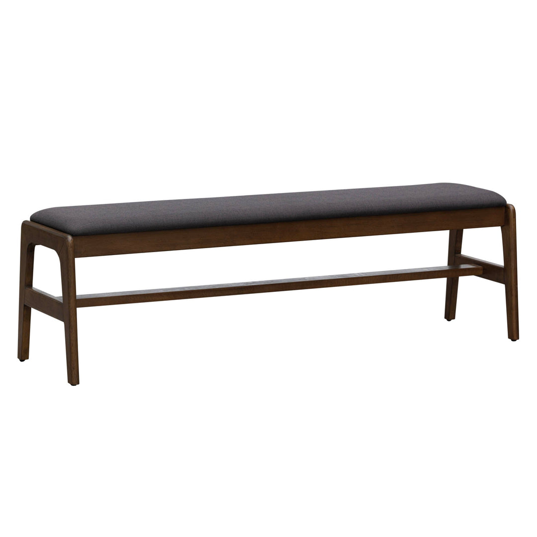 Remix Upholstered Bench - Grey - Whats New Furniture Portland OR