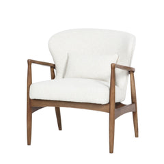 Rhodes Club Chair in Snow - Whats New Furniture Portland