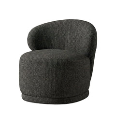 Rollo Club Chair in Twill Charcoal - Whats New Furniture Portland