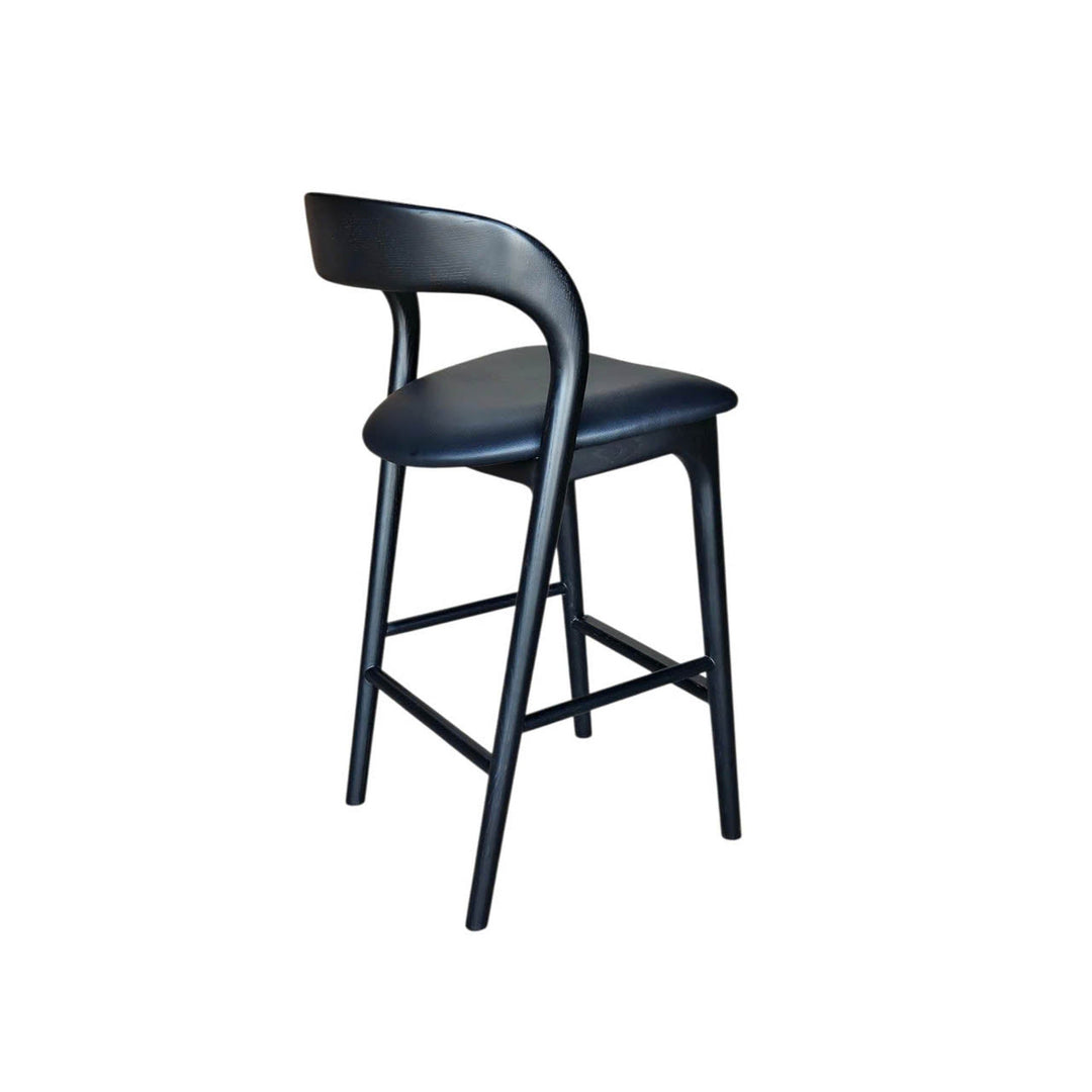 Rotondo Counter Stool in Black - counter stool by LH Imports - Whats New Furniture Portland OR