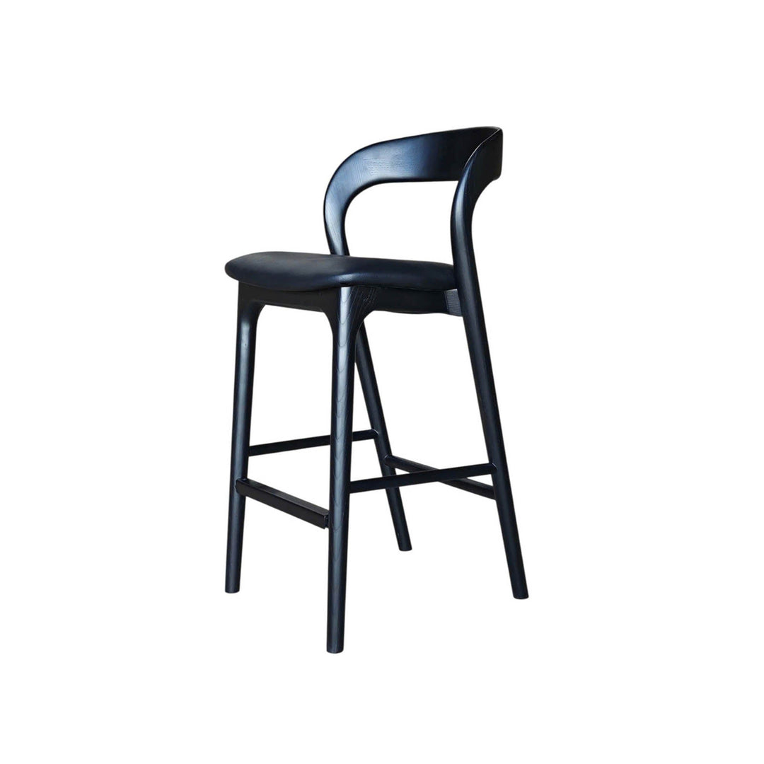 Rotondo Counter Stool in Black - counter stool by LH Imports - Whats New Furniture Portland OR