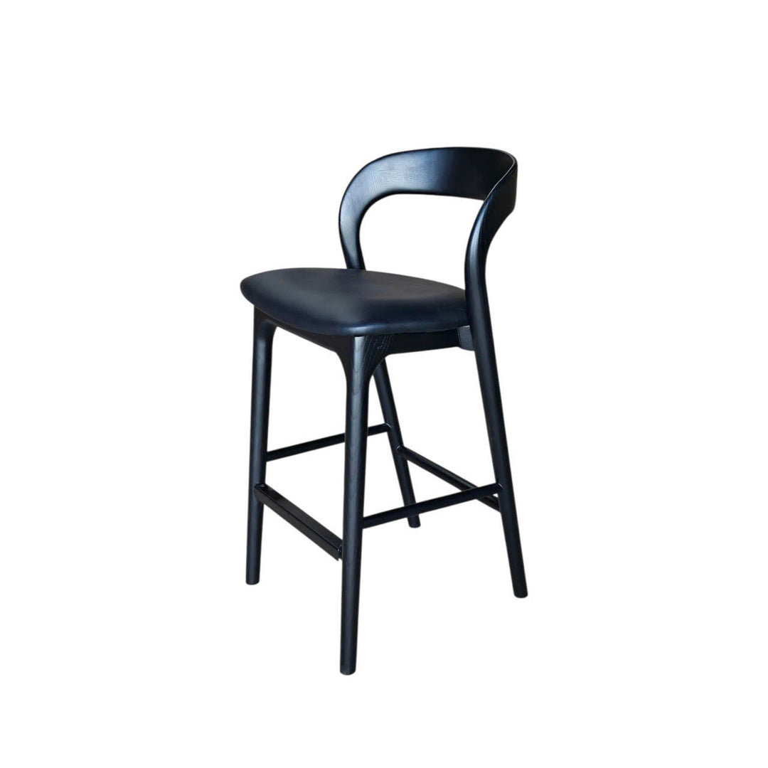 Rotondo Counter Stool in Black - counter stool by LH Imports - Whats New Furniture Portland OR