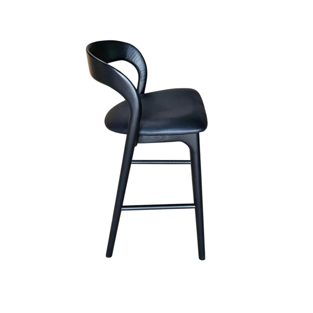 Rotondo Counter Stool in Black - counter stool by LH Imports - Whats New Furniture Portland OR