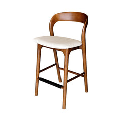 Rotondo Counter Stool in Walnut Brown - Whats New Furniture Portland