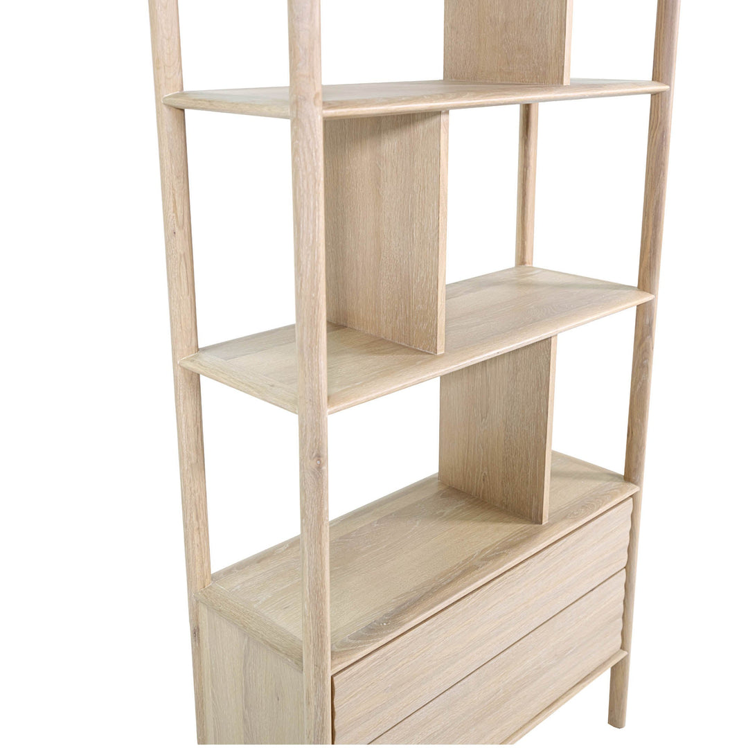 Runway Bookcase in Light Oak - bookcase by LH Imports - Whats New Furniture Portland OR