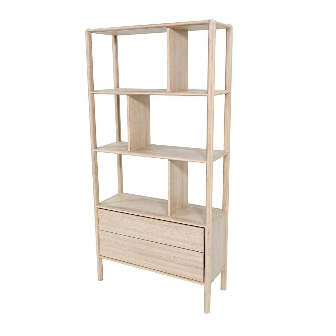 Runway Bookcase in Light Oak - bookcase by LH Imports - Whats New Furniture Portland OR