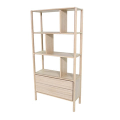 Runway Bookcase in Light Oak - bookcase by LH Imports - Whats New Furniture Portland OR
