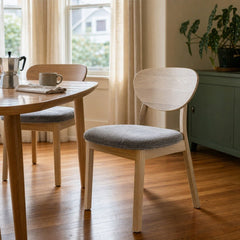 Runway Dining Chair in Toffee Mist styled in Portland Sellwood cottage dining room - Whats New Furniture