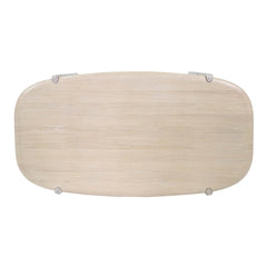 Runway Dining Table in Light Oak, top view - Whats New Furniture
