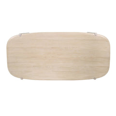 Runway Dining Table in Light Oak, top view - Whats New Furniture