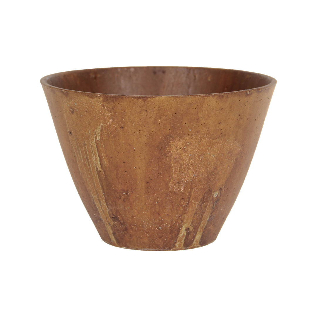 Rustic Conical Bowl in Corten - home decor by LH Imports - Whats New Furniture Portland OR