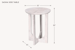 Sasha Side Table dimensions - What&