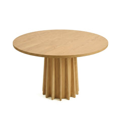 Sculpture Dining Table in Natural - dining table by LH Imports - Whats New Furniture Portland OR