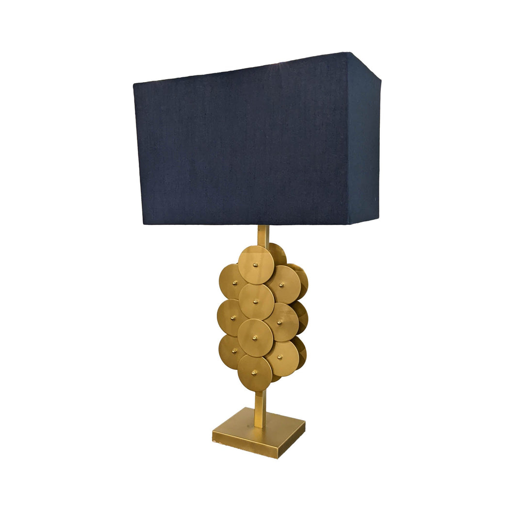 Skye Brass Disc Lamp - lighting by LH Imports - Whats New Furniture Portland OR