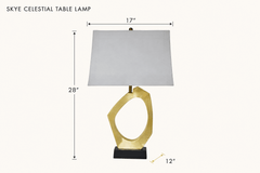 Skye Celestial Table Lamp dimensions - What&