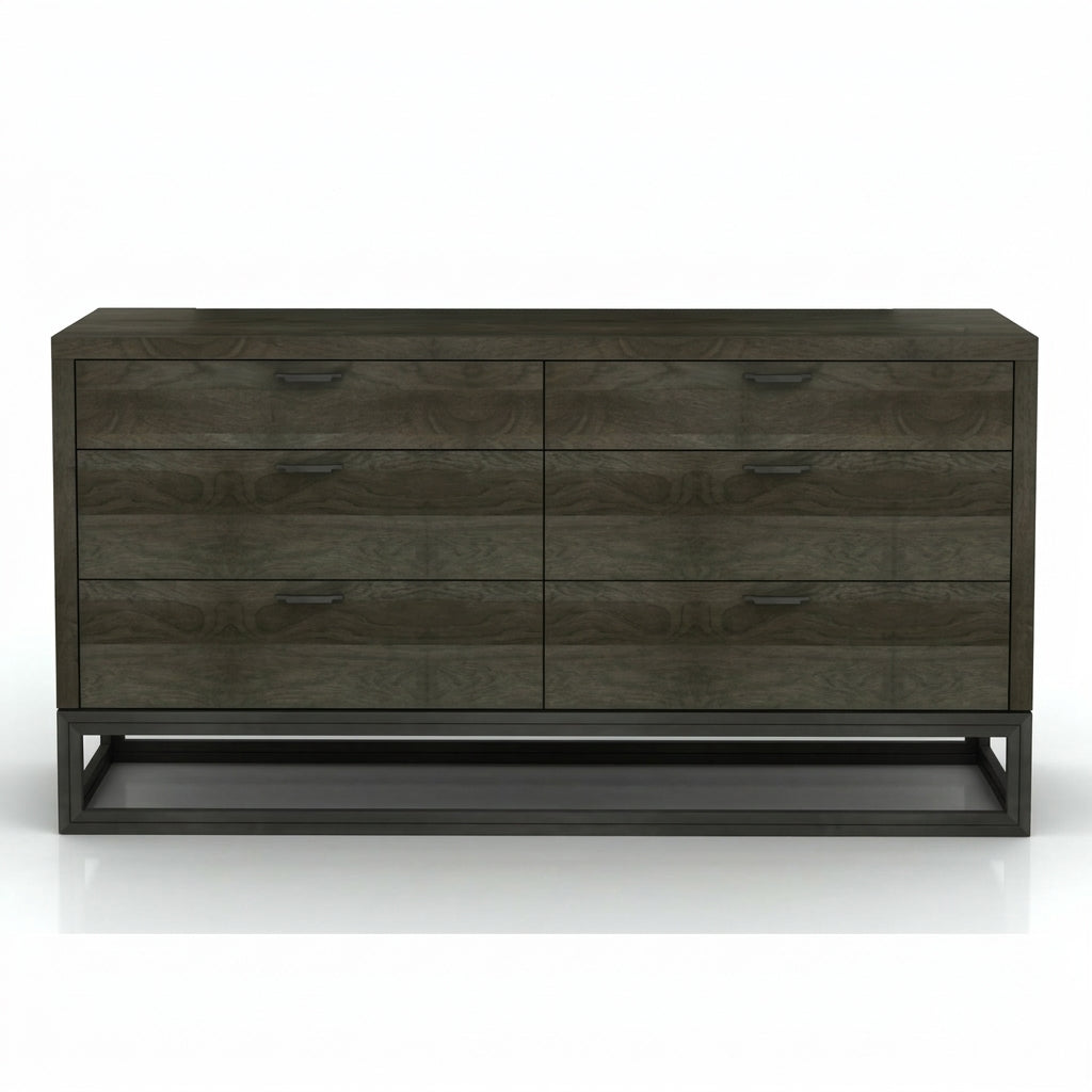Stark 6 Drawer Dresser - Studio Front - What's New Furniture Portland Oregon