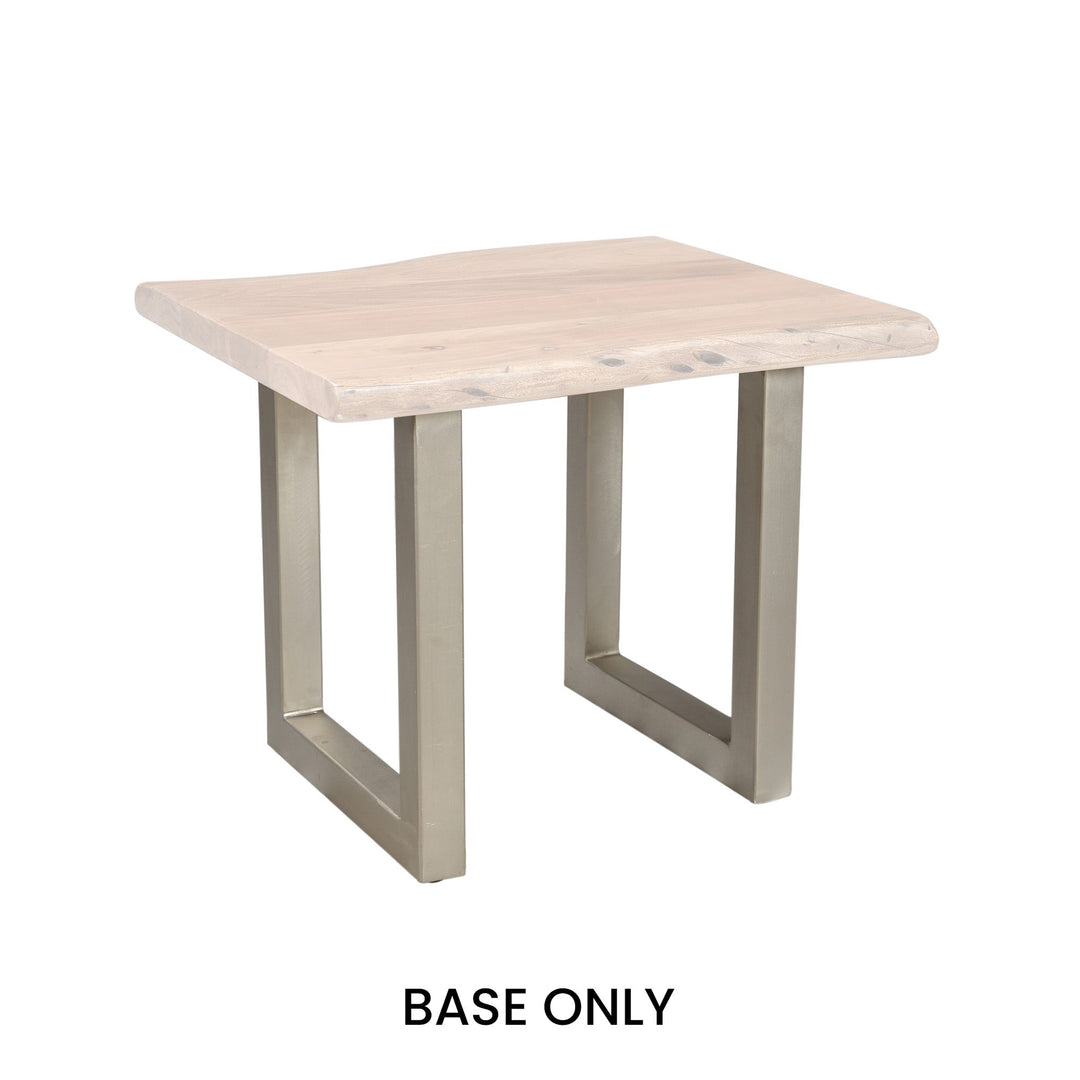 TAJ U-Tube Metal Side Table Base - side table by LH Imports - Whats New Furniture Portland OR
