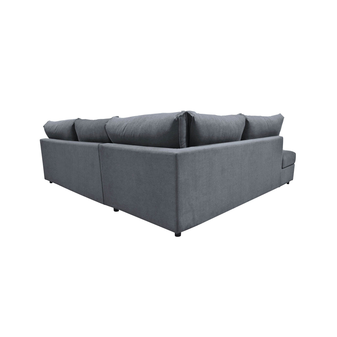 Taylor Left Sectional in Asphalt Grey - sectional by LH Imports - Whats New Furniture Portland OR